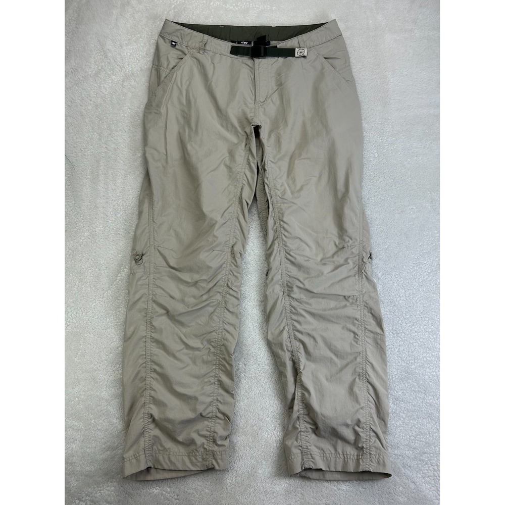 Outdoor Research Hiking Pants Mens M Khaki Light Tan Adjustable Waist Belt